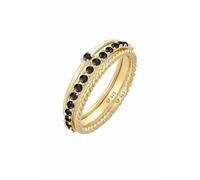 ELLI Bague or / noir, Taille 64