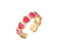 ELLI Bague or / rouge sang, Taille 54