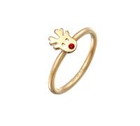 ELLI Bague or / rouge sang, Taille 58