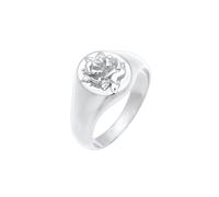 Elli Bague Femme Chevalière Rose - (925/1000) Argent