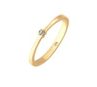 ELLI Bague 'Solitär' or, Taille 52