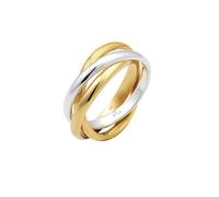 ELLI Bague 'Trio' or / argent, Taille 50