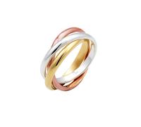 ELLI Bague 'Trio' or / or rose / argent, Taille 58