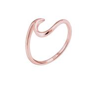 ELLI Bague 'Wellen' or rose, Taille 56