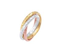 ELLI Bague 'Wickelring' or / or rose / argent, Taille 54