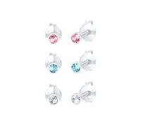 ELLI Bijou bleu clair / rose / argent / blanc, Taille One Size