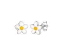ELLI Bijou 'Blume' jaune / argent / blanc, Taille One Size