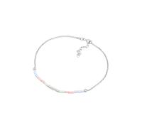 ELLI Bijoux de pied bleu clair / menthe / rose / argent, Taille 22