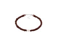ELLI Bijoux de pied marron / argent / blanc perle, Taille 22