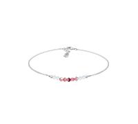 ELLI Bijoux de pied rose / argent, Taille 22