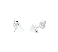 Elli Boucles d'Oreilles Femmes Clous d'oreilles Basique Triangle Géo en argent sterling 925