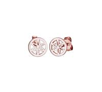 ELLI Boucles d'oreilles 'Blume' or rose, Taille One Size