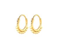 ELLI Boucles d'oreilles 'Creole, Kugeln' or, Taille One Size