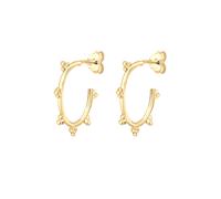 ELLI Boucles d'oreilles 'Creole' or, Taille One Size