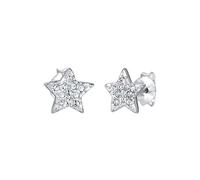 Elli Boucles d'Oreilles Étoile Astro Geo Cristal 925 Argent