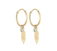ELLI Boucles d'oreilles 'Feder' or, Taille One Size