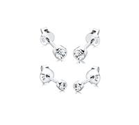 Boucle d'oreille - ELLI - Réf 0906540112 - Argent 925 - 2 paires - Diamètre 3mm et 4mm
