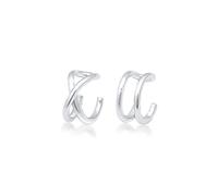 Elli Boucles d'Oreilles Femme Set Earcuff Tendance en Argent Sterling 925