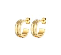 Elli Boucles d'Oreilles Femmes Créoles Clous d'oreilles Chunky Tendance