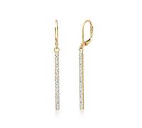 Elli Boucles d'Oreilles Femmes Pendentif d'oreilles Géo Bâton avec Cristaux