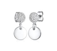 Elli Boucles d'Oreilles Femmes Pendentif d'oreilles Plaquette Rond Élégant