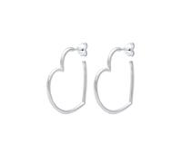 ELLI Boucles d'oreilles 'Herz' argent, Taille One Size