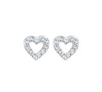 ELLI Boucles d'oreilles 'Herz' argent, Taille One Size