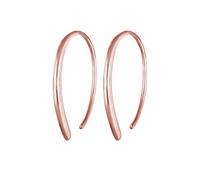 ELLI Boucles d'oreilles 'Modern Creole' or rose, Taille One Size