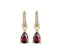 ELLI Boucles d'oreilles or / rouge, Taille One Size