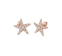 Elli - Boucles d'Oreilles - Plaqué or - Etoile de mer - Cristal - 0303261616