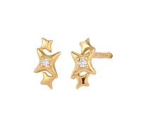 ELLI Boucles d'oreilles 'Stars' or, Taille One Size