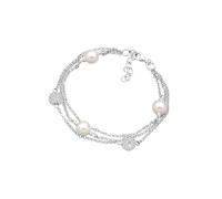 ELLI Bracelet argent / blanc, Taille 18