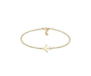 Elli Bracelet Basic Erbskette Flugzeug Travel Reise 925 Silber