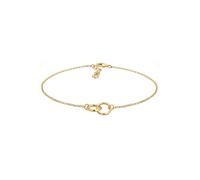 Elli Bracelet de Cheville Fußkettchen Geo Kreise Basic Minimal 925 Silber