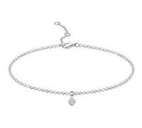 Elli Bracelet Elli - Filigrane Rond Base Cristal Bracelet Femme - (925/1000) Argent Cristal