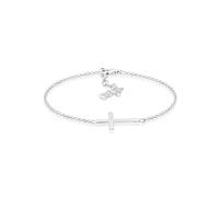 Elli Bracelet Femme avec le Symbole de la Croix en Argent Sterling 925