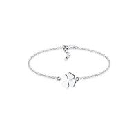 Elli Bracelet Femme Symbole du Trèfle Porte Bonheur en Argent Sterling 925