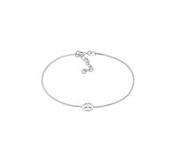 Elli Bracelet Filigrane pour femme Peace Boho en argent 925, 160, Argent sterling