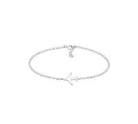 Elli Bracelet pour femme - Chaîne à maillons ronds - Avion - Voyage basique - En argent sterling 925, 160, Argent sterling Métal, Sans