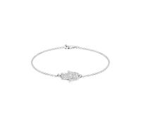 ELLI Bracelet 'Hand Fatima' argent / transparent, Taille 18