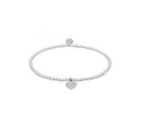 ELLI Bracelet 'Herz' blanc, Taille 18