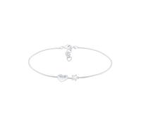 ELLI Bracelet 'Herz, Sterne, Weihnachten' argent, Taille 16