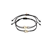 ELLI Bracelet 'Infinity' or / noir, Taille 16