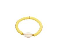 ELLI Bracelet jaune / or / blanc perle, Taille 16