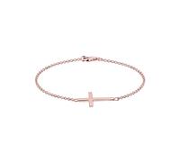 ELLI Bracelet 'Kreuz' or rose, Taille 18