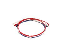 ELLI Bracelet 'Kugel' bleu / rouge / blanc, Taille 16