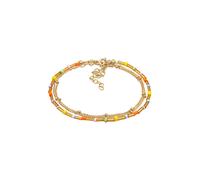 ELLI Bracelet 'Layer' bleu / jaune / or / vert / orange / rose, Taille 16