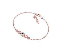 Elli Bracelet Elli - Basic Bracelet Femme - Plaqué Or Rosé Argent (925/1000) Cristal