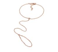 ELLI Bracelet or rose / transparent, Taille 16