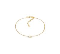 Elli Bracelet Femmes pendentif Lettre A Basique en argent sterling 925 plaqué or